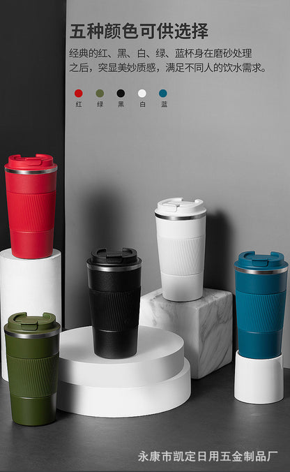 Vacuum insulated stainless steel travel cups, reusable coffee cups or water bottles with leak - proof LIDS, BPA - free, can keep beverages hot for 6 hours or cold for 12 hours 真空隔热不锈钢旅行杯，带防漏盖可重复使用的咖啡杯或水瓶不含 BPA 可使饮料保持热 6 小时或冷 12 小时 - 保温杯 - Zhongshan Star Trade