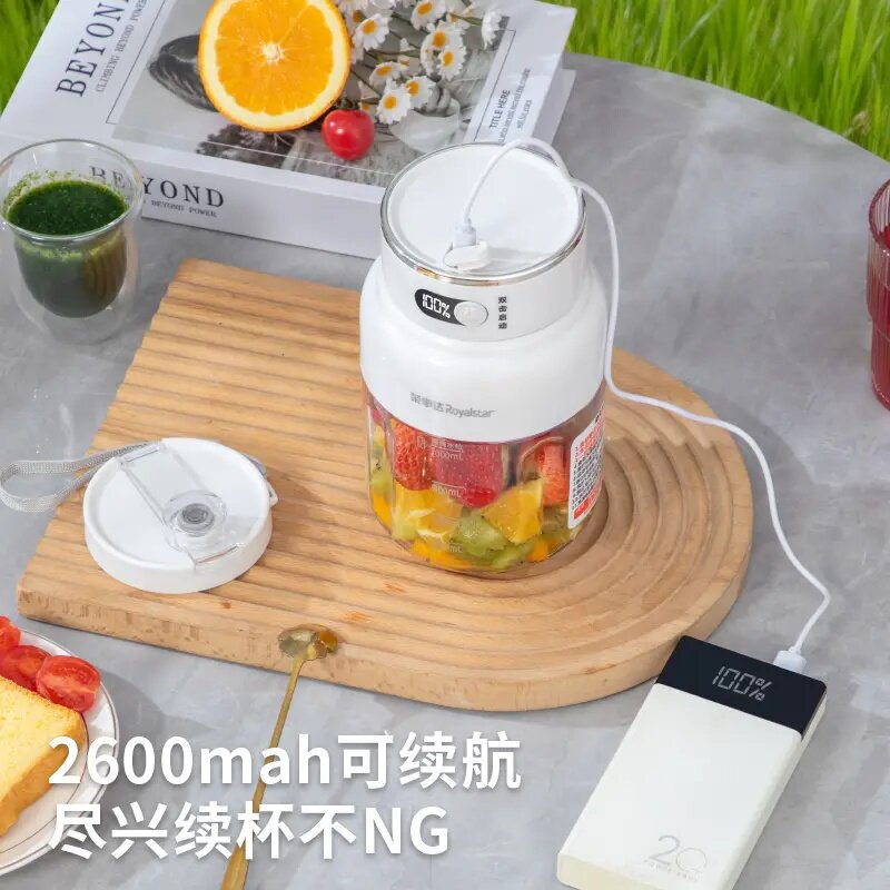 2026 New model juicer, portable juicer cup, juicer, fruit milkshake, fruit and vegetable double cup, ton ton bucket