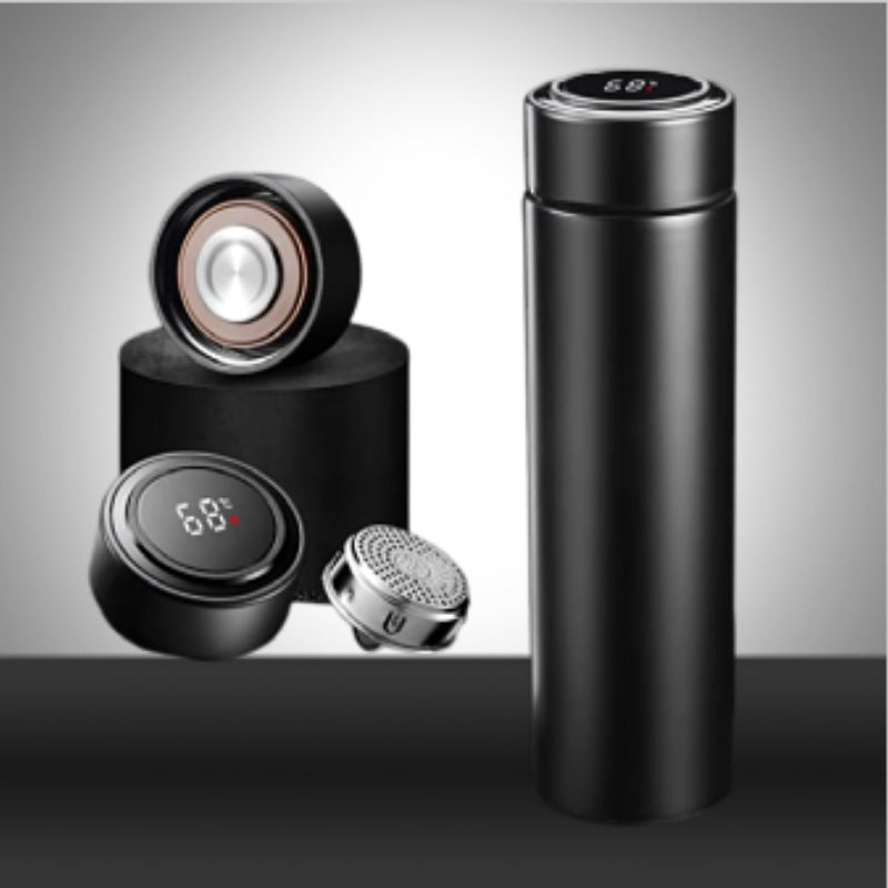 Stainless steel 316 smart water cup for business use with tea strainer 保温杯不锈钢316智能水杯商务带茶漏 - Image 6