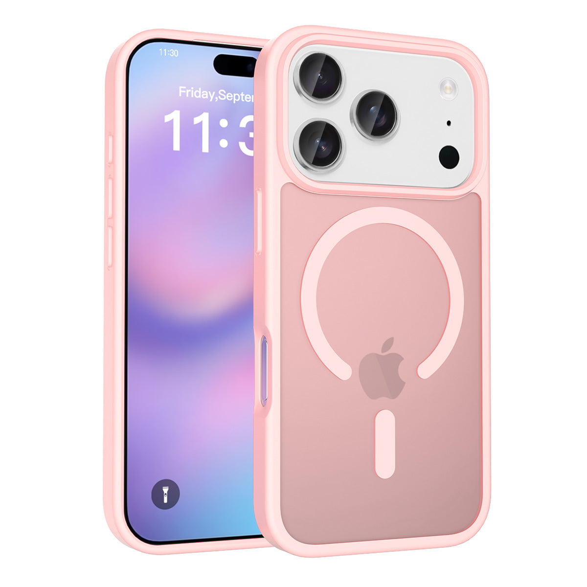 iphone17pm phone case with magnetic matte skin feel 16 shockproof Apple 15promax protective case
