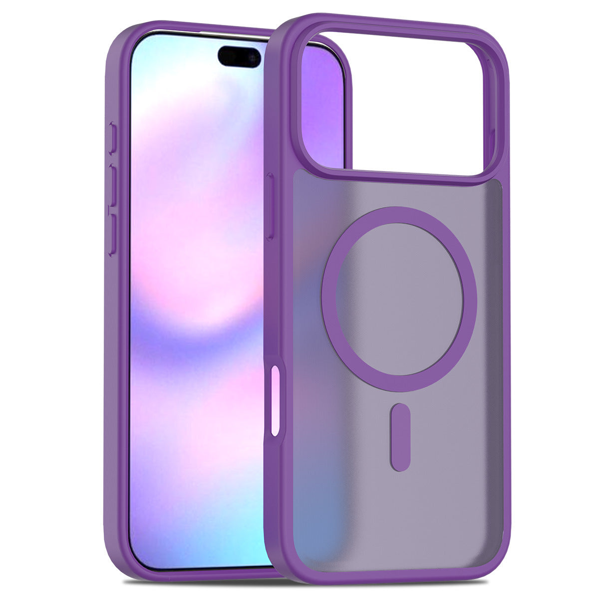 iphone17pm phone case with magnetic matte skin feel 16 shockproof Apple 15promax protective case