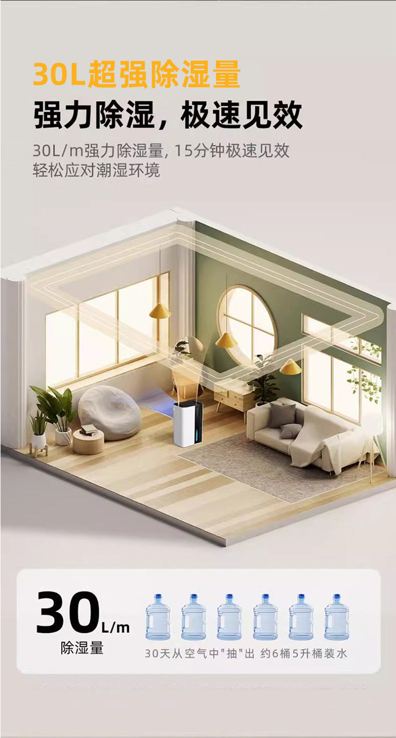 Dehumidifier, negative ion air purifier, aromatherapy box, desiccant, the ultimate dehumidifier for the return of the south w