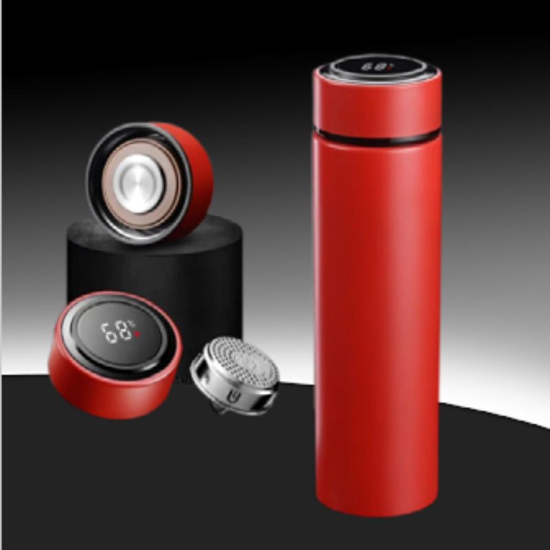 Stainless steel 316 smart water cup for business use with tea strainer 保温杯不锈钢316智能水杯商务带茶漏 - Image 7