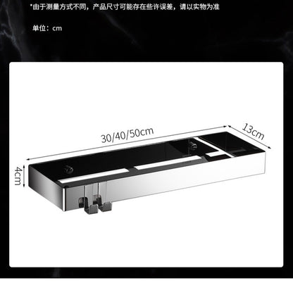 Bathroom shelf bathroom 304 stainless steel washbasin mirror shower room shower gel shelf free of punching