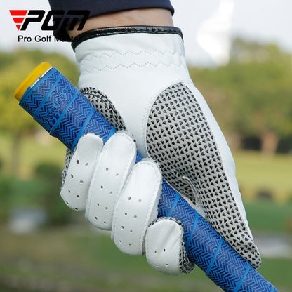 PGM small sheepskin wear-resistant anti-slip grain golf gloves left and right hand golf gloves