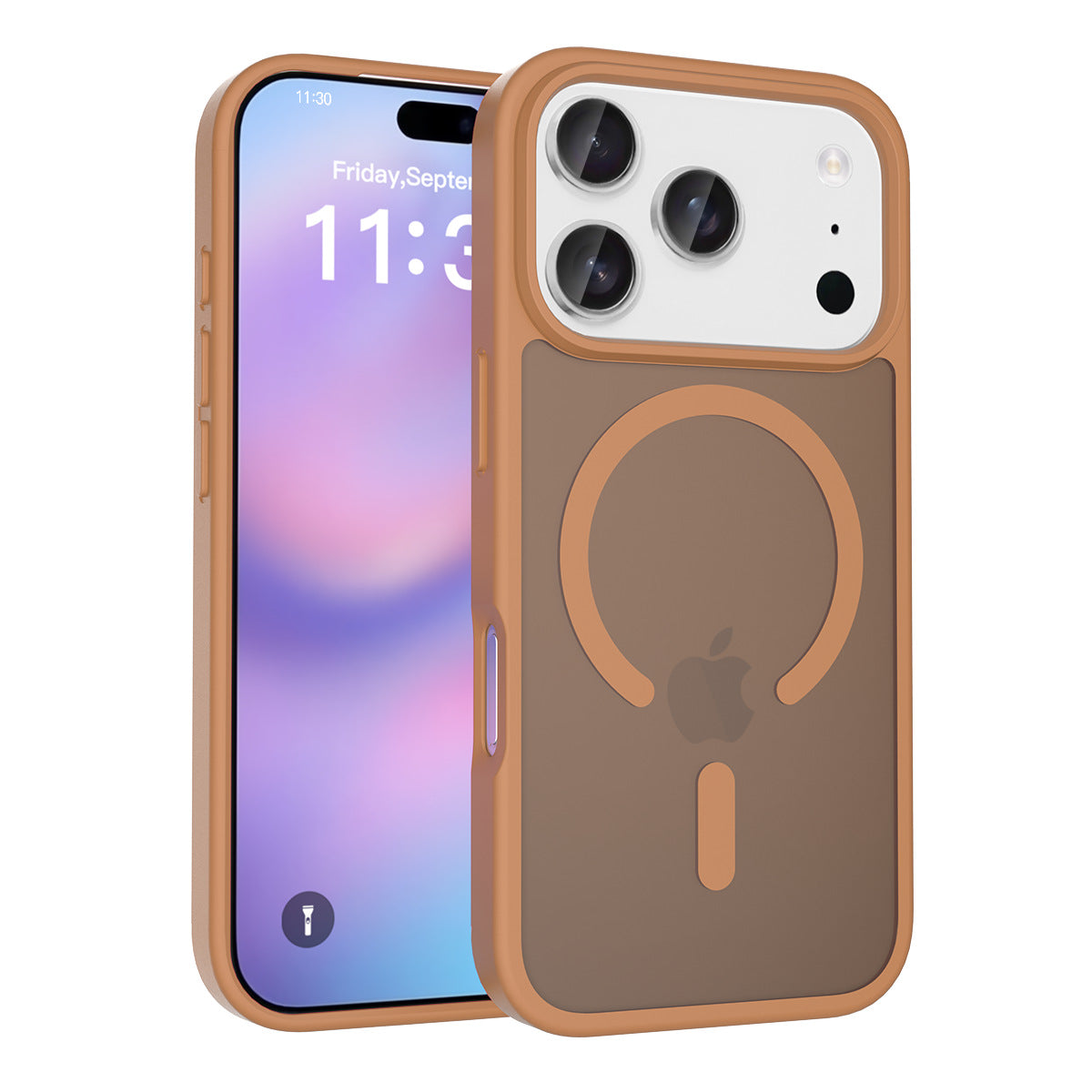 iphone17pm phone case with magnetic matte skin feel 16 shockproof Apple 15promax protective case