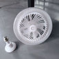 led fan light e27 screw-down, home living room and kitchen ceiling fan light, remote control setting, bedroom bulb ceiling fan light