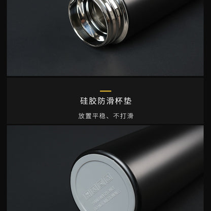 Stainless steel 316 smart water cup for business use with tea strainer 保温杯不锈钢316智能水杯商务带茶漏 - Image 32