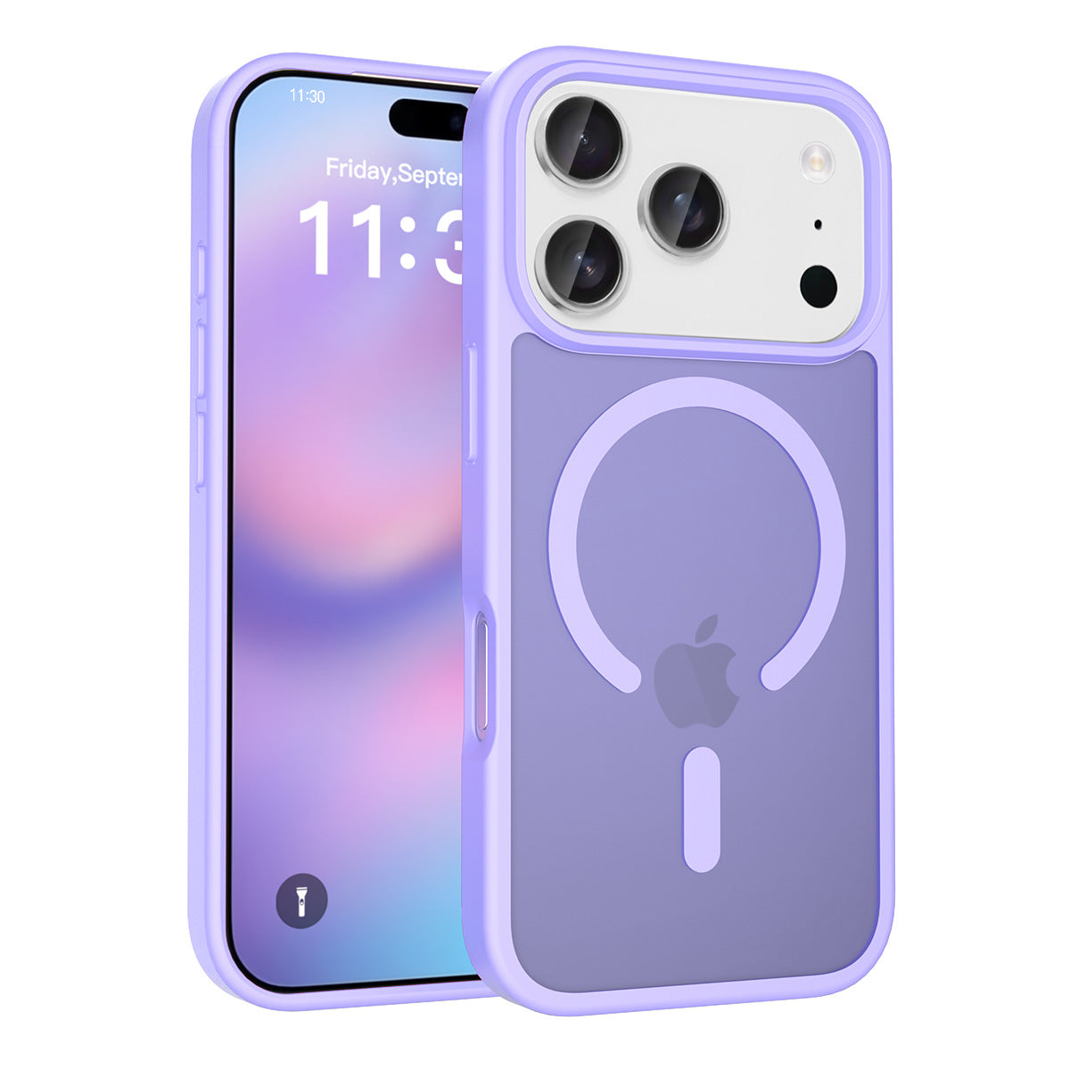 iphone17pm phone case with magnetic matte skin feel 16 shockproof Apple 15promax protective case