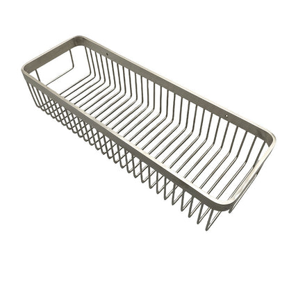 304 stainless steel bathroom storage rack rectangular wall mounted storage mesh basket bathroom shower room washbasin corner rack