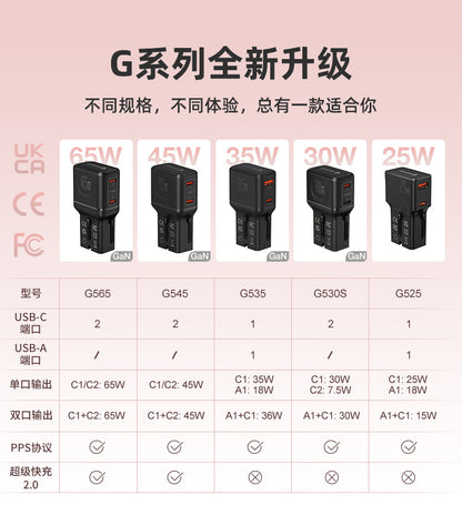 Global Pass Conversion Socket 2Type-C 45W Fast Charging Socket Converter Portable European Standard multi-functional conversion