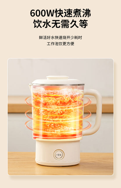 German small travel outdoor kettle, foldable electric kettle, household kettle, stainless steel portable electric kettle