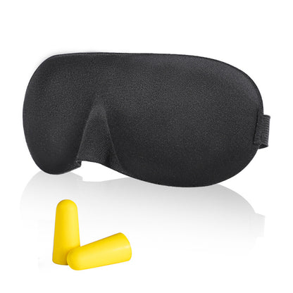3D sponge eye mask - Sunscreen for sleep, adjustable tightness, breathable, three-dimensional tailored design, suitable for midday naps