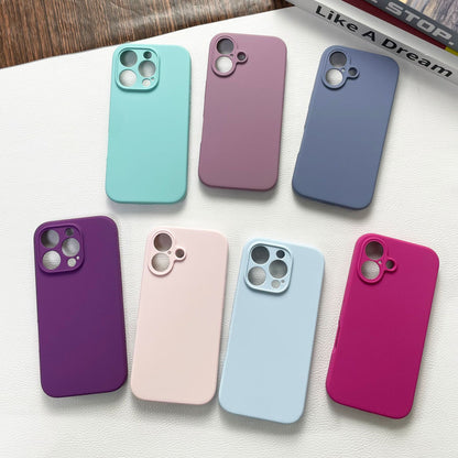 Liquid silicone Apple 17 phone case, iphone16promax/15/14 all-in-one anti-drop skin-feel protective cover