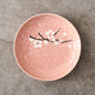 6 - inch Japanese - style round plates, creative plum blossom hand - painted underglaze ceramic tableware, dessert plates, side dish plates, bone plates 6英寸日式圆碟创意梅花手绘釉下彩陶瓷餐具点心碟子小菜碟盘骨碟 - 日式餐具 - Zhongshan Star Trade - 6英寸 - 粉色