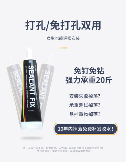 Bathroom triangular storage rack, bathroom net basket corner rack, non-perforated body wash rack, toilet corner storage rack