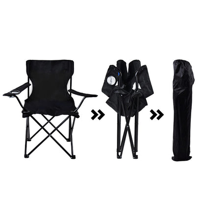 Portable camping chair, adult outdoor lawn folding chair, heavy duty large folding chair for beach, fishing, trailing outdoor sports, 1 cup holder and handbag便携式露营椅，成人户外草坪折叠椅，重型大型可折叠椅，用于海滩，钓鱼，尾随户外运动，1个杯架和手提包 - 户外折叠椅 - Zhongshan Star Trade