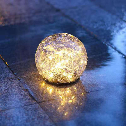Solar crack courtyard lamp, outdoor waterproof crack ground plug lamp, garden, playground, villa landscape lamp