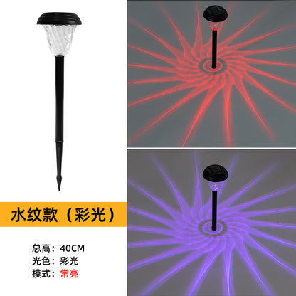 led solar light and shadow lawn lights, outdoor waterproof courtyard garden decorative atmosphere lights, landscape lights