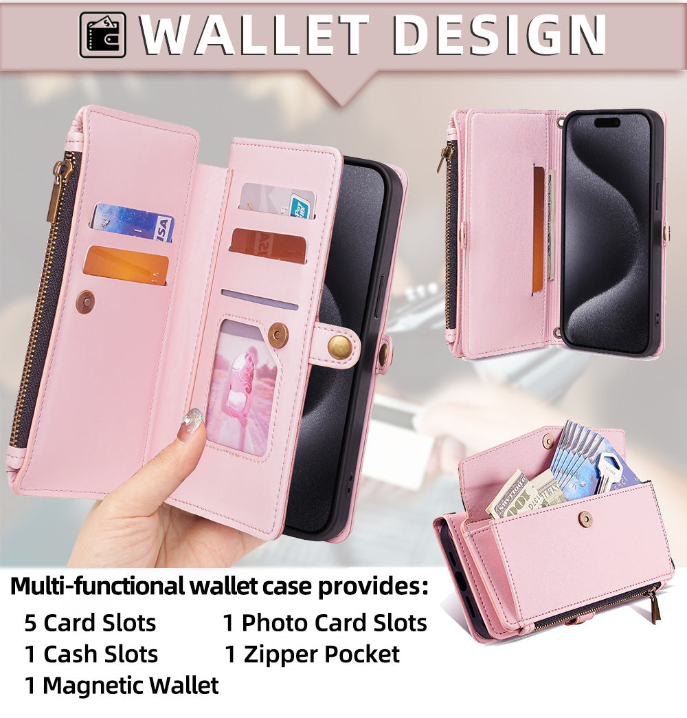 Wallet protective case for Apple iPhone series