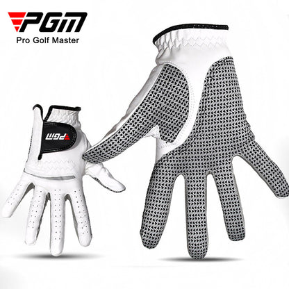 PGM small sheepskin wear-resistant anti-slip grain golf gloves left and right hand golf gloves