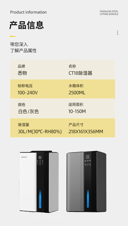 Dehumidifier, negative ion air purifier, aromatherapy box, desiccant, the ultimate dehumidifier for the return of the south w