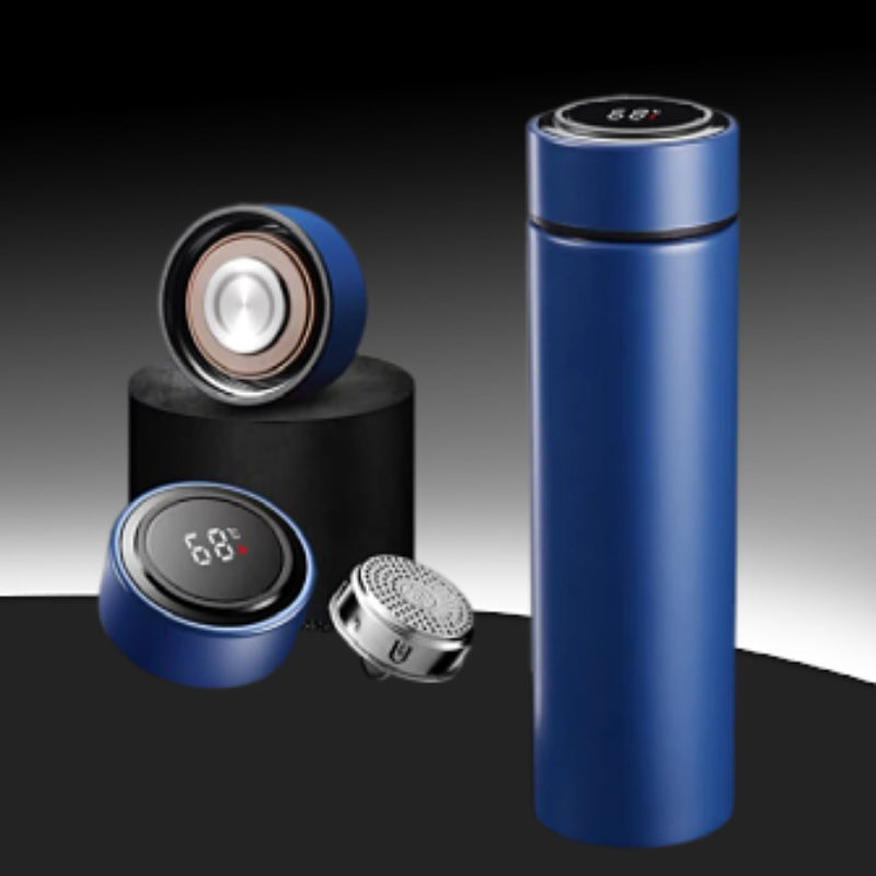 Stainless steel 316 smart water cup for business use with tea strainer 保温杯不锈钢316智能水杯商务带茶漏 - Image 9