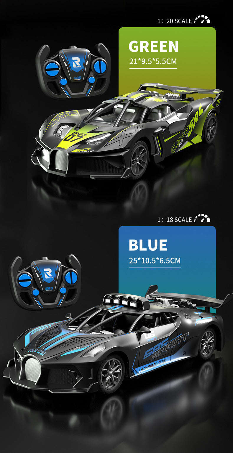 Remote control car racing four-way model, durable drop-resistant high-speed car racing, children's and boys' toy Zhongshan Star Trade
