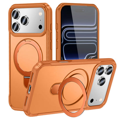 New iPhone 17 Pro Max phone case - two-in-one touchable skin-friendly Apple 16 stand with magnetic phone protection cover