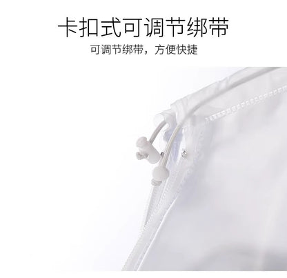 Rain Boot Waterproof Shoes Covers, Sand Control Non-Slip Shoe Cover Galoshes, PVC Rubber Sole Reusable Rain Snow Boots Oversh