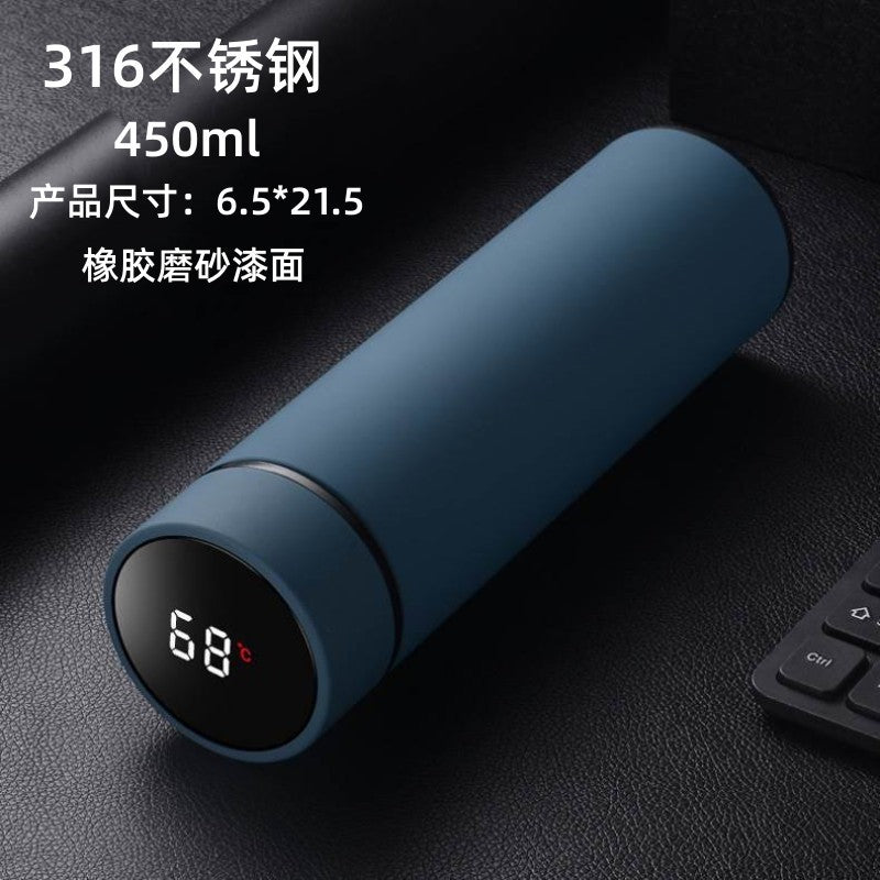 Stainless steel 316 smart water cup for business use with tea strainer 保温杯不锈钢316智能水杯商务带茶漏 - Image 16