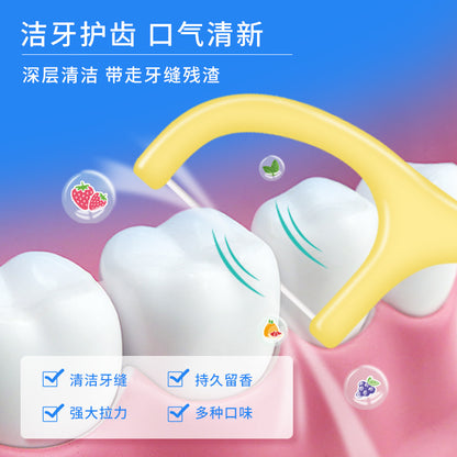 Fruit-flavored toothpick box containing 50 mint-flavored toothpick sticks - Image 3