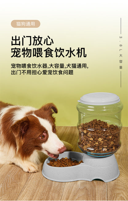Pet water feeder, dog water feeder, large - capacity water storage water dispenser, automatic pet water dispenser, anti - tipping 宠物喂水器狗狗喂食器储水大容量饮水器自动宠物饮水器防打翻 - 宠物友好型户外用品 - Zhongshan Star Trade