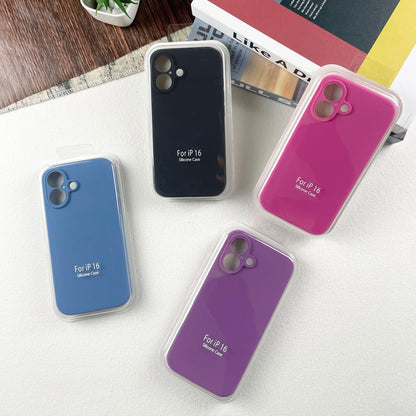 Liquid silicone Apple 17 phone case, iphone16promax/15/14 all-in-one anti-drop skin-feel protective cover