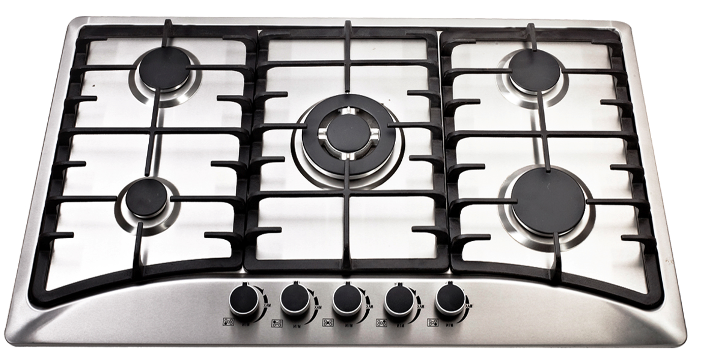 SJ - 10L/M/R   Stainless steel built - in 5 - hole gas stove stand for household multi - burner natural gas stove    SJ - 10L/M/R  不锈钢嵌入式五眼燃气灶架 家用多灶头天然气炉灶 - 炉架 - Zhongshan Star Trade - SJ - 10R - 5.5KG