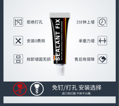 Bathroom shelf bathroom 304 stainless steel washbasin mirror shower room shower gel shelf free of punching