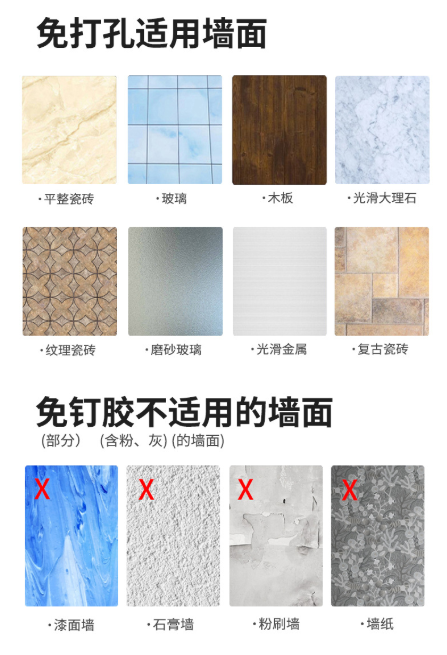 Bathroom shelf, toilet, shower room, wall-mounted triangular corner storage, no need for drilling