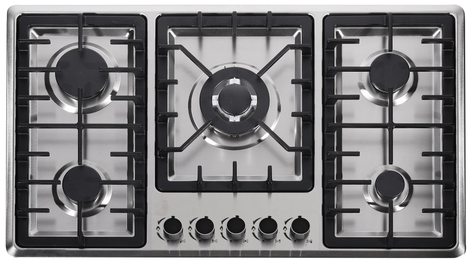 T24A左右/T24B中间   Stainless steel built - in 5 - hole gas stove stand for household multi - burner natural gas stove    T24A左右/T24B中间  不锈钢嵌入式五眼燃气灶架 家用多灶头天然气炉灶 - 炉架 - Zhongshan Star Trade - T24B中间 - 5.5KG