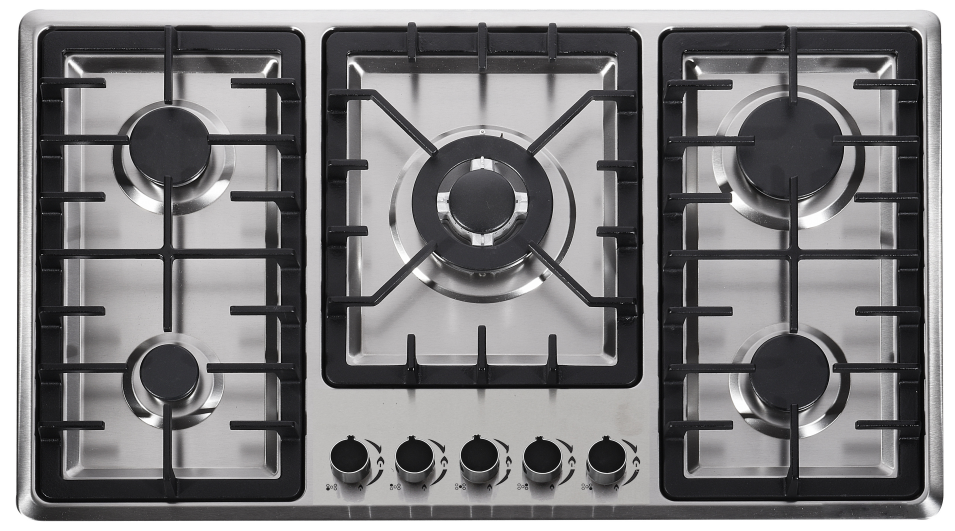 T24A左右/T24B中间   Stainless steel built - in 5 - hole gas stove stand for household multi - burner natural gas stove    T24A左右/T24B中间  不锈钢嵌入式五眼燃气灶架 家用多灶头天然气炉灶 - 炉架 - Zhongshan Star Trade