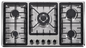 T24A左右/T24B中间   Stainless steel built - in 5 - hole gas stove stand for household multi - burner natural gas stove    T24A左右/T24B中间  不锈钢嵌入式五眼燃气灶架 家用多灶头天然气炉灶 - 炉架 - Zhongshan Star Trade