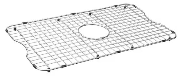 304 stainless steel bottom protective rack kitchen drain grid sheet no installation bowl dish sink tray holder