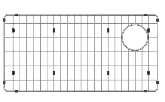 304 stainless steel bottom protective rack kitchen drain grid sheet no installation bowl dish sink tray holder