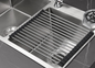 Dishwashing Sink Drain Rack 304 Stainless Steel Retractable Kitchen Drain Rack - Image 1