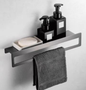 304 stainless steel bathroom shelf simple storage in one step