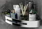 Bathroom shelf, toilet, shower room, wall-mounted triangular corner storage, no need for drilling