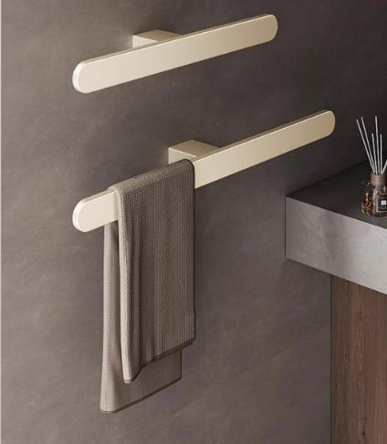 Light Luxury Style 304 Stainless Steel Double Rod Towel Rack