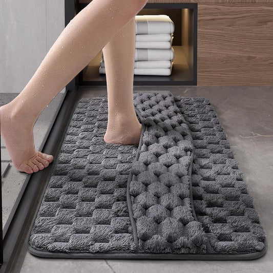 Memory foam mat, bathroom mat, household bathroom absorbent floor mat, shower room foot mat, quick-drying anti-slip mat