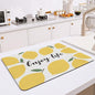 Draining mat, kitchen tabletop heat insulation coaster, dining table absorbent and anti-slip mat