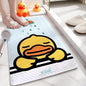 Genuine Little Yellow Duck eco-friendly PVC anti-slip mat, home shower floor mat, suction cup massage mat, draining foot mat