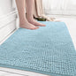 Chenille floor MATS, bathroom floor MATS, strong water absorption, simple home toilet door anti-slip MATS, quick-drying